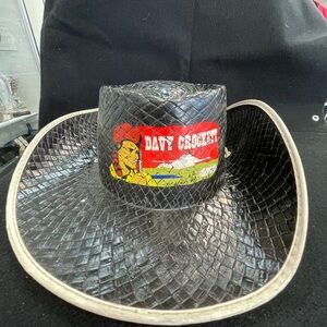 Davy Crockett Black Cowboy Hat for kids (0216)